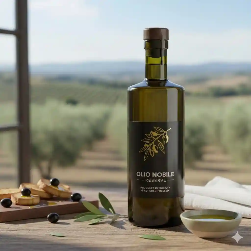 Premium Olive Oil Bottle